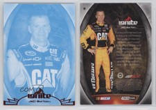2012 Press Pass Ignite Color Proof Cyan Jeff Burton #8