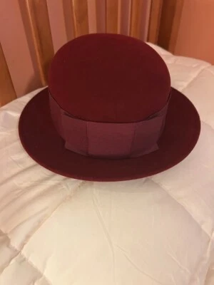 Womens Bailey Hat WPL 5923 Maroon 6- 3/4 100 wool hat - Image 1 of 2