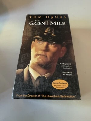 NEW VHS Movie THE GREEN MILE 1999 Factory Sealed Plastic WB WATERMARKS - Image 1 of 3