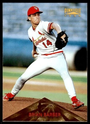 1996 Pinnacle Baseball Card Brian Barber St. Louis Cardinals #167 - Image 1 of 2
