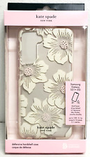 Kate Spade Hardshell Case for Samsung Galaxy S21 Plus 5g Hollyhock Floral Clear