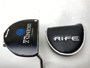 Guerin Rife Legend Z Two Bar Black Putter 34" Mens RH HC - Picture 1 of 8