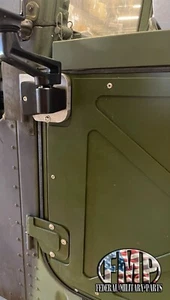 Aftermarket Mirrors + Adapter Plate - Set Of 2, fits HUMVEE Military X-doors - Picture 1 of 12