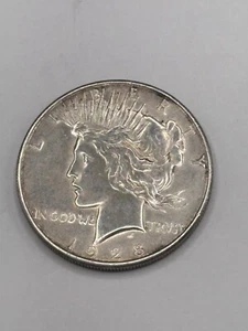 1928 S Peace Dollar AU+ - Picture 1 of 2