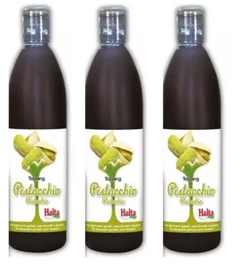 3x Halta Topping Pistacchio Pistazien Sauce für Desserts - Kuchen - Eis 650g