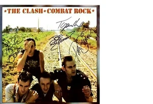 THE CLASH Autographed Album Cover Reprint. Frame Included. Make an offer! - Imagen 1 de 4
