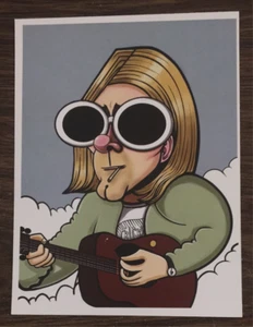 Kurt Cobain Nirvana Art Print - Picture 1 of 1