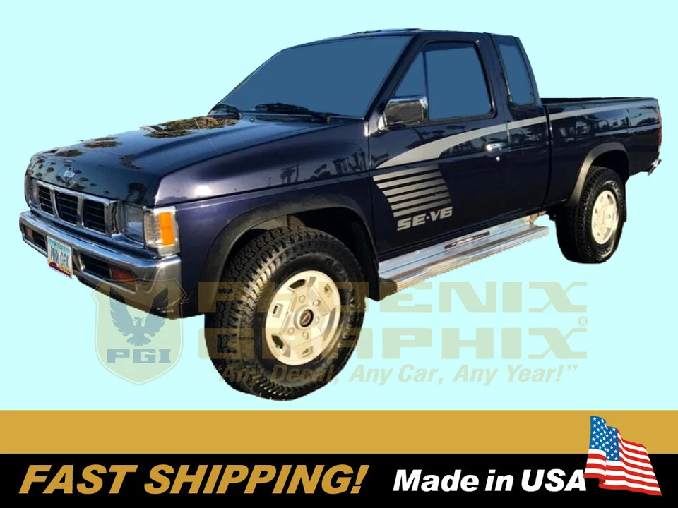 Camión de carrocería dura Nissan SEV6 XEV6 1992 1993 1994 1995 1996 1997 kit de calcomanías rayas C Foto 1 de 1