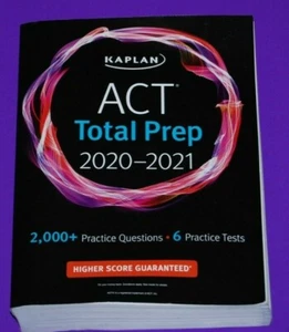 2020-2021 Kaplan ACT Total Prep Book 2,000+ Practice Questions 6 Practice Tests - Picture 1 of 5