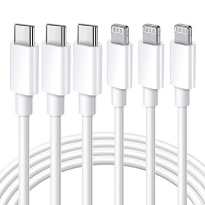 3X Anker USB C to Lightning Cable 1M Apple MFi-Certified for iPhone 13/12/11 NEW - Image 1 of 4