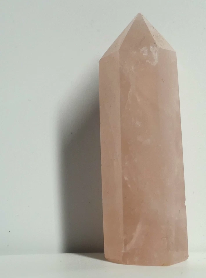 GESCHENKIDEE: ROSENQUARZ  TOWER, Heilstein, Edelstein, Obelisk, versch. - Bild 1 von 1