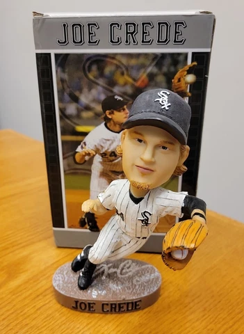 New Rare Joe Crede  World Series Sox Fest 2012 Bobblehead White Sox Auto Pic SGA Cover