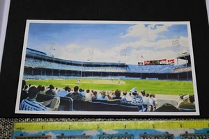 1992 Bill Goff Art Card - Tiger Stadium Matinee by Robert Weiferich 6.5x4" - Picture 1 of 2