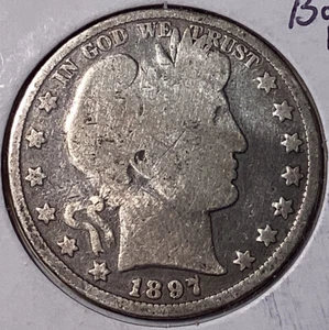 1897 Barber Half Dollar - Bild 1 von 2