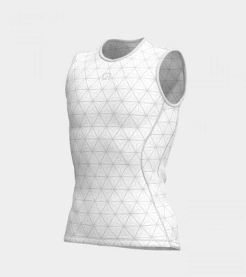 Capa Base Ale Ciclismo Sin Mangas en Super Ligero|INTIMO QUARK-Blanco|NUEVA Foto 1 de 3