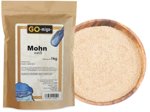 1kg Mohn Weiß Premium Qualität 1000g - Bild 1 von 3