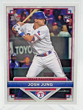 2023 Topps Flagship Collection JOSH JUNG Rookie Card #11 Rangers Baseball RC
