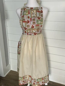 Vintage Damen handgefertigte Campbell’s’ Suppenschürze Kochen voller Torso Schürze Tasche - Bild 1 von 7