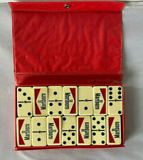 Dominoes - Dominoes Game Set - Marlboro Dominoes - Cigarette Advertising