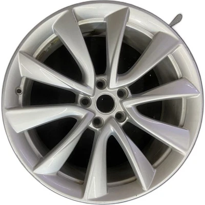 "Llanta original de fábrica Tesla Model 3 plateada OEM 19"" 2017-2023 1044224 96231" Foto 1 de 4