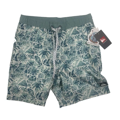 Tabla de nadar Quicksilver para hombre pesca voleibol surf baúles - talla S - gris jade nuevos con etiquetas Foto 1 de 4