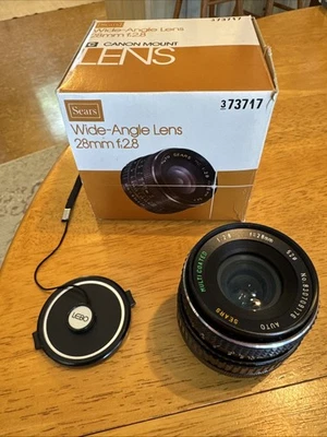 Vintage Sears 28mm f2.8 MC wide angle Lens With Box - Image 1 of 4