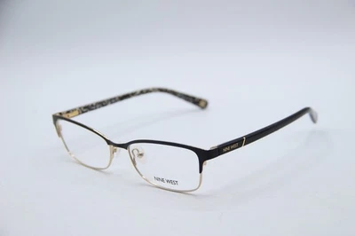NEW NINE WEST NW 1087 001 BLACK TORTOISE AUTHENTIC FRAMES EYEGLASSES 52-16 - Image 1 of 4