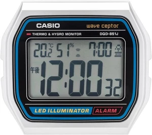 CASIO WAVE CEPTOR Electric Wave Alarm Clock DQD-851J-8JF From Japan New - Picture 1 of 7