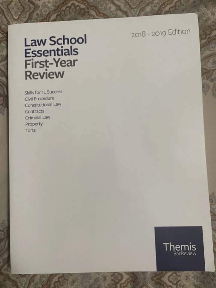 Themis Law School Essentials FIRST -YEAR REVIEW 2018-2019 Edition - Image 1 of 1