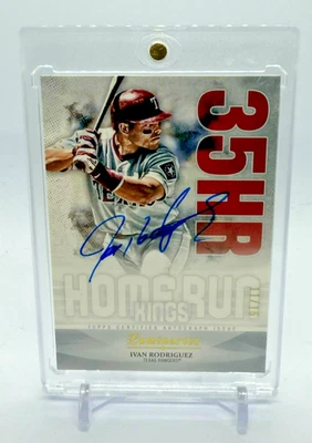 2019 Topps Luminaries Homerun Kings Ivan Rodriguez Auto 11/15 - Image 1 of 2