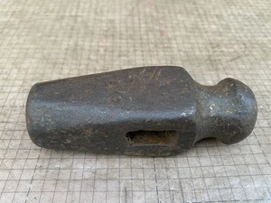 Vintage Antique Ball Peen Hammer HEAD 2 lbs Blacksmith Anvil Forge Old Tool Nice - Picture 1 of 9