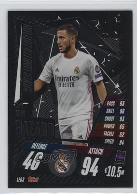 2020-21 Topps Match Attax UCL Limited Edition Silver Eden Hazard #LE6S - Image 1 of 2
