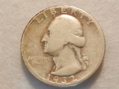 1932 D washington quarter dollar silver US coin - Image 1 of 2