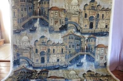 Zoffany Gondolier Collection Grand coupon de tissu Panneau Velours   2M10x140 - Photo 1/4