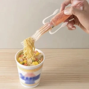 3-in-1 Octopus Noodle Fork Heat-Resistant Tableware Instant Noodle Fork Adults - Picture 1 of 6