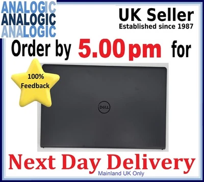 Genuine Dell Vostro 15 3510 3520 3525 LCD Rear Top Lid Back Cover 0DWRHJ Black - Image 1 of 2