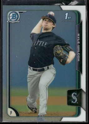 #72 Kyle Wilcox 2015 Bowman Draft Chrome Refractors - Image 1 of 2