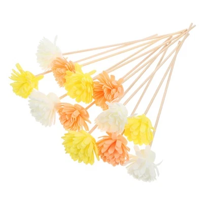  12 Pcs Fragrance Sticks Diffuser and Bottle Decorative Reed Flowers - Image 1 of 4