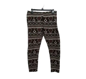 Leggings suaves con estampado tribal navajo multicolor talla 15/17 No Boundaries Junior - Imagen 1 de 6