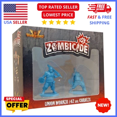 Zombicide Union Worker #42 AKA Charles – Exclusive Survivor Miniature Figure - Image 1 of 4
