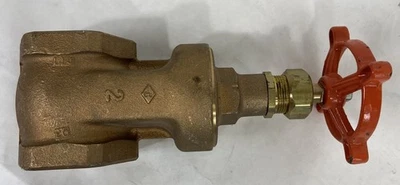 Stockham B-103 2" Bronze Threaded Gate Valve 2-Way 200 CWP 125 S - Image 1 of 4