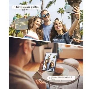 10 1 Inch HD Touch Screen Digital Picture Frame WiFi Photo Frame Store Memories - Picture 1 of 8