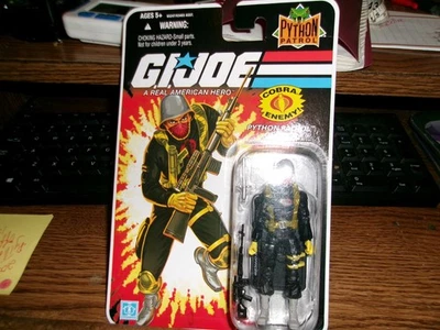 Figura de acción GI JOE 3 3/4" oficial de patrulla Python 2007-MB Foto 1 de 2