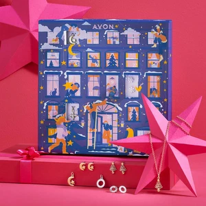 Avon Leo 25-Piece Jewellery Advent Calendar Earrings Necklace Pendants Boxed - Picture 1 of 4