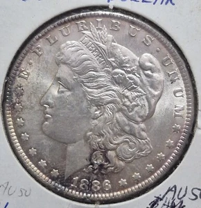 1886 P Morgan Dollar AU - Almost Uncirculated LSE - Picture 1 of 2