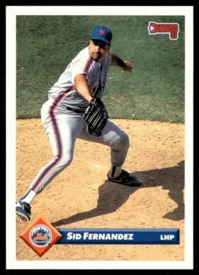 1993 Donruss #566 Sid Fernandez - New York Mets - Image 1 of 2
