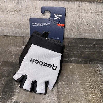 Guantes de Fitness Reebok Med 7.5-7.9" Tecnología Speedwick Palma Acolchada Ajustable Foto 1 de 4
