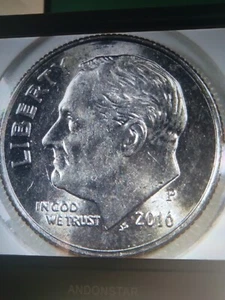 2016-P errors dime - Picture 1 of 3