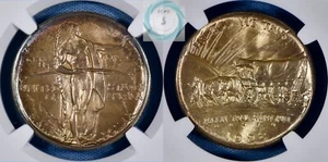 1928 Oregon Trail 50c NGC MS67 - Lustrous & Rich Eye Appealing Tones - Picture 1 of 14