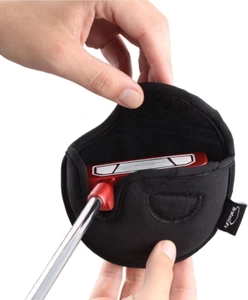 Golf Black Neopren Mallet Putter Head Cover - Bild 1 von 12